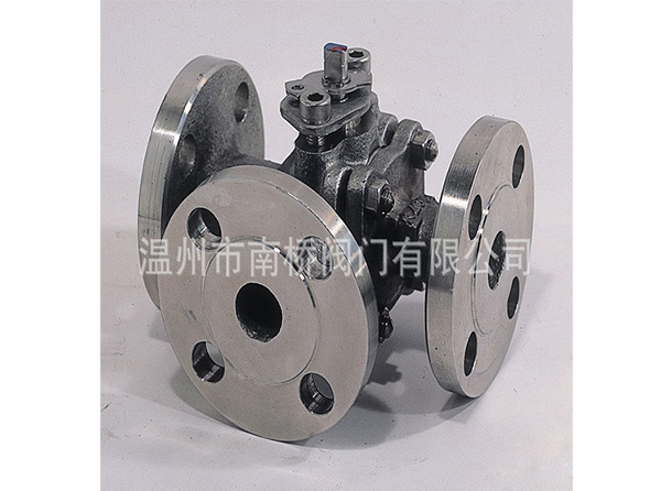 铸钢三通球阀Q45F